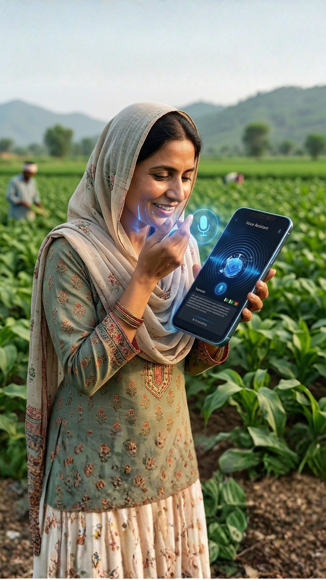 Women farmers empowered by Kissan AI voice technology