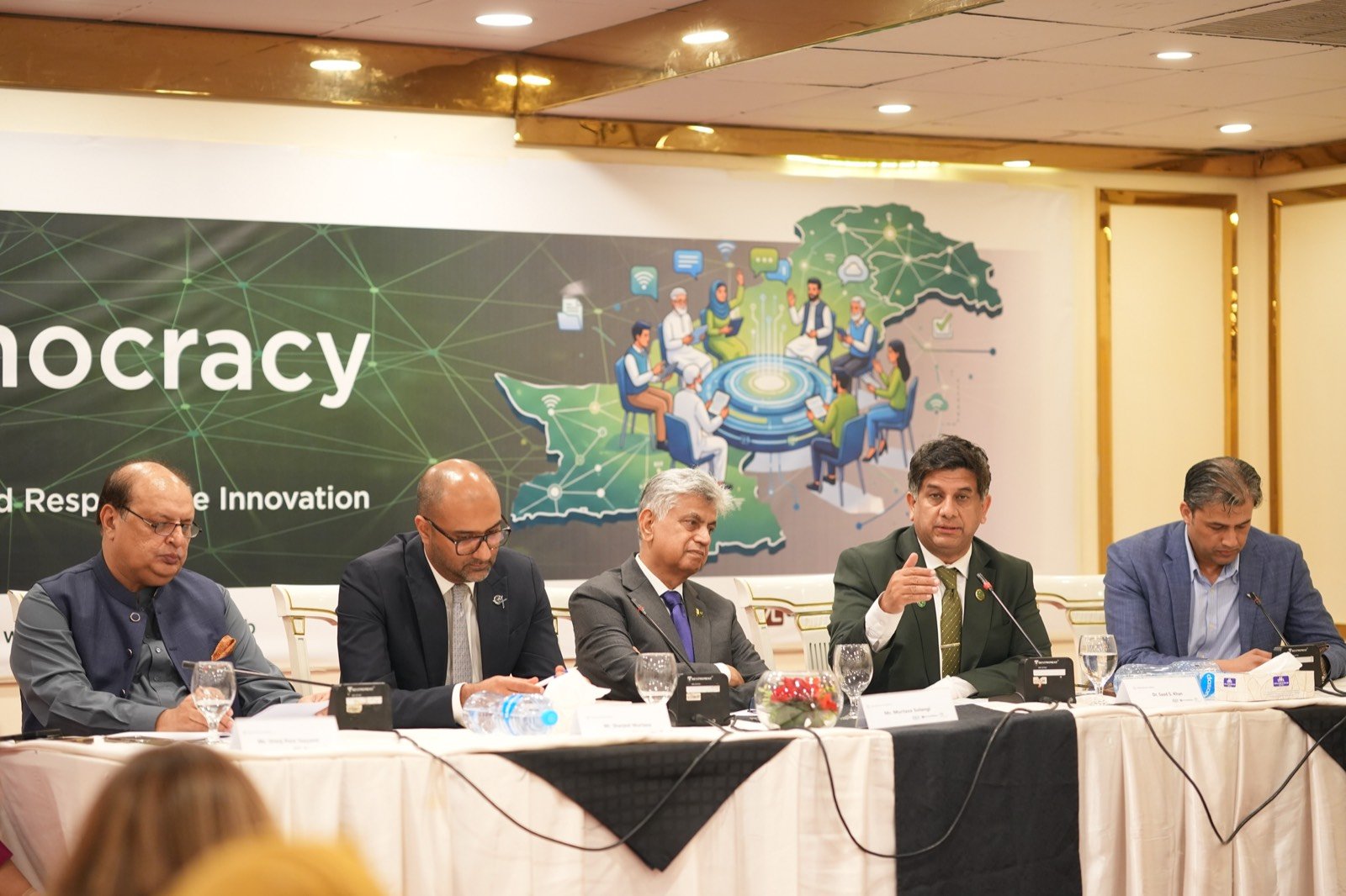 Session II panel discussing inclusive digital transformation, AI and GovTech